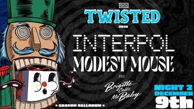 Q101 Twisted with Interpol & Modest Mouse